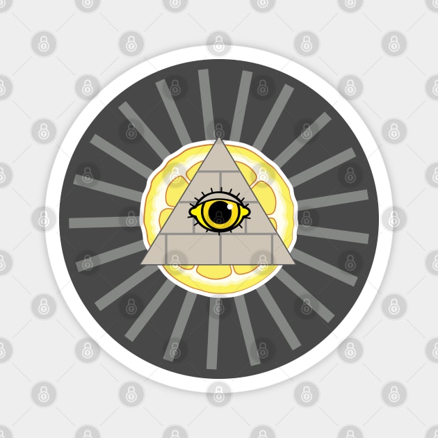 Lemonati citrus conspiracy lemon tree truther Illuminati Magnet by LemonatiDesign